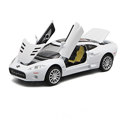 HUGGES 1 32 Für Spyker C8 Sportwagen Legierung Auto Druckguss Spielzeug Simulation Miniaturverhältnis Kinderspielzeug Geschenk(3) von HUGGES