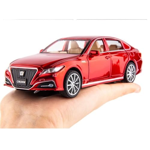 HUGGES 1 32 Für Toyota Crown GS Auto Modell Legierung Simulation Spielzeug Sammlung Souvenir Dekoriert Schreibtisch Jungen Für Männer(Red) von HUGGES