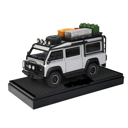 HUGGES 1 32 für Land Rover Van Legierung Auto Modell Schreibtisch Spielzeug Kinder Spielzeug Geschenk Sammlung Display Gedenk 5,7 Zoll(White) von HUGGES