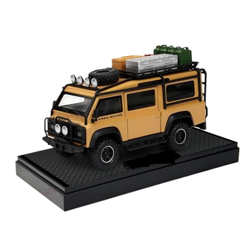 HUGGES 1 32 für Land Rover Van Legierung Auto Modell Schreibtisch Spielzeug Kinder Spielzeug Geschenk Sammlung Display Gedenk 5,7 Zoll(Yellow) von HUGGES