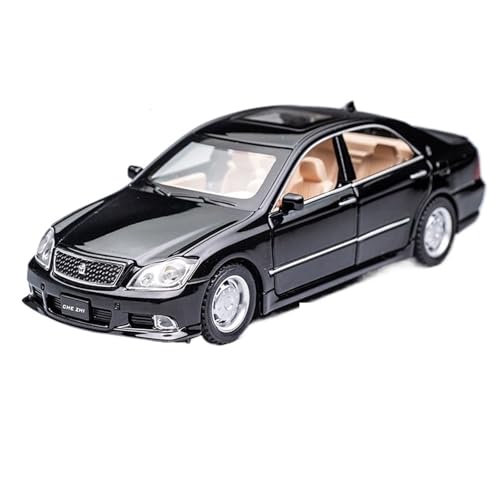 HUGGES 1 32 für Toyota 12 Generation Crown Geändert Simulation Legierung Auto Modell Dekoration Schreibtisch Sammlung Von Spielzeug Für Jungen Und mädchen Geschenke(Black) von HUGGES