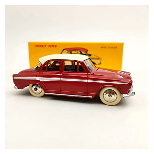 HUGGES 1 43 for Simca Aronde P60 Rot Simulation Statische Druckguss Modellauto Sammlung Geschenk Spielzeug Handwerk Serie von HUGGES