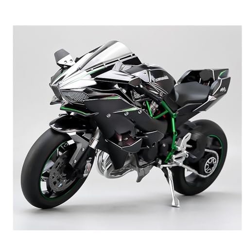 HUGGES 1 6 für Kawasaki H2R Motorrad Track Edition Simulation Legierung Motorrad Modell 31CM Dekoriert Schreibtisch Souvenir Spielzeug Sammlung Für männer Jungen von HUGGES