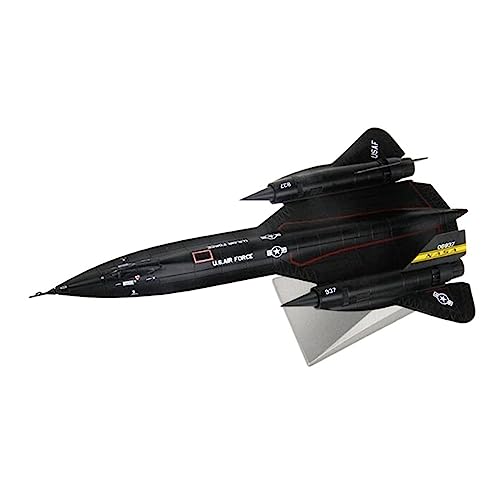 HUGGES 1: 144 Für SR-71 Blackbird Reconnaissance Flugzeugmodell Maßstab Druckguss Legierung Metallmodell Erwachsene Geschenke von HUGGES