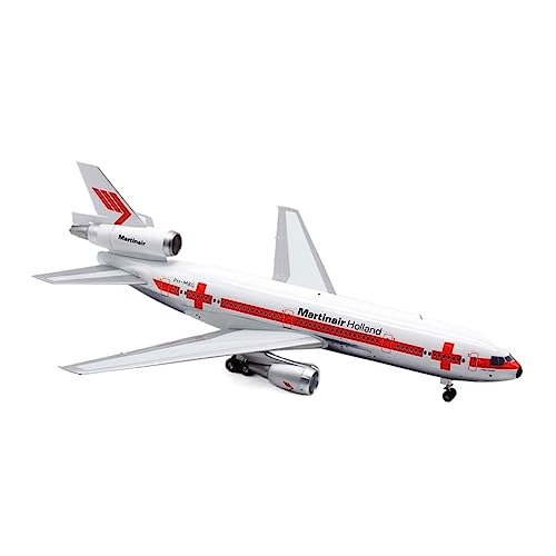 HUGGES 1: 200 Für DC-10-30 Statische Metalldruckgusslegierung Simulation Flugzeug Fertigmodell Dekorationen Geschenk von HUGGES