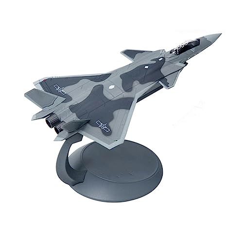 HUGGES 1:144 Passend Für J-20 Fighter Air Force Metalldruckguss-Legierung Finished Simulation Aircraft Model Collection von HUGGES