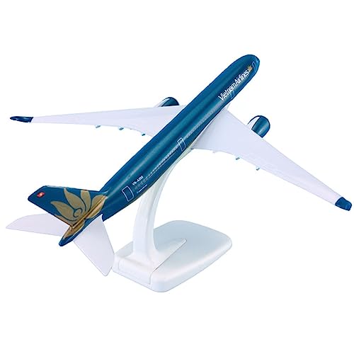 HUGGES 1:300 20 cm Flugzeugmodell Flugzeuge Airbus A350-900 für Vietnam Airlines Fertigprodukt Flugzeugmodell von HUGGES