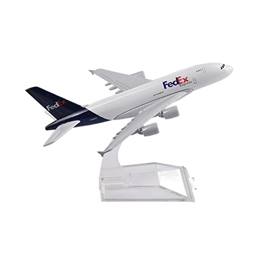 HUGGES 1：400 Für A380 Simulation Plane Model Aircraft Druckgussmetall Flugzeugmodell Geschenkkollektion 16cm(B) von HUGGES