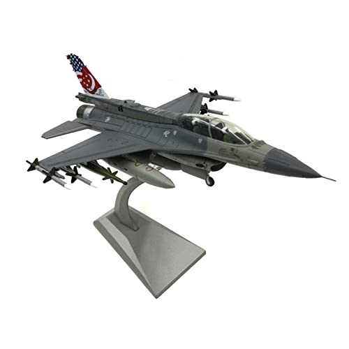 HUGGES A380 1 72 für die Singapore Air Force F-16D War Falcon Legierung Flugzeugmodell 20 cm statische militärische dekorative Schreibtischkollektion Männer Jungen von HUGGES