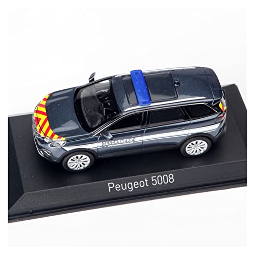 HUGGES Boutique 1 43 Für Peugeot 5008 2020 SUV-Simulation Diecast-Legierung Automodell Erwachsene Sammlungsanzeige(Blau) von HUGGES