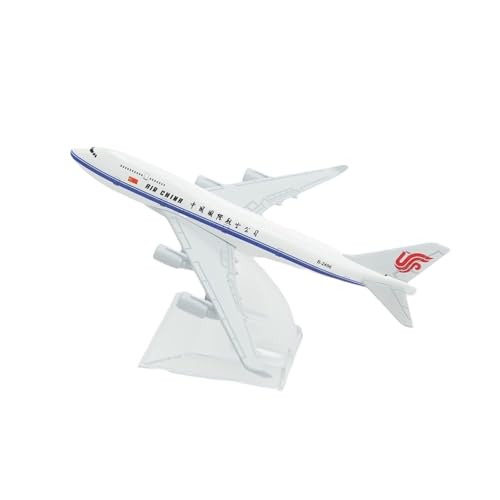 HUGGES China Airlines Taiwan B747 Aircraft Alloy Diecast Model 15cm Aviation Collectible Miniatur Souvenir(K) von HUGGES