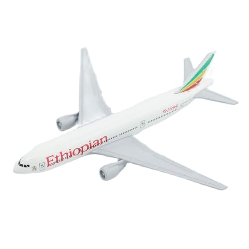 HUGGES Für Äthiopische Fluggesellschaften Für B777 Flugzeug Legierung Druckguss Modell 15 cm Luftfahrt Sammlerstück Miniatur Ornament von HUGGES