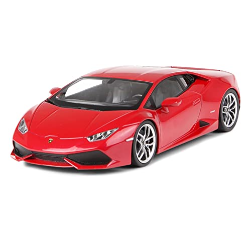 HUGGES Für 1 18 Huracan LP610-4 Casting Auto Modell Kinder Pullback Auto Spielzeugauto(Rot) von HUGGES