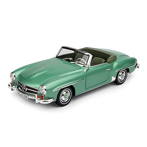 HUGGES Für 1 18 Mercedes-Benz 190 SL 1957 Simulation Legierung Original Automodell Ornament Roh Hellgrün von HUGGES