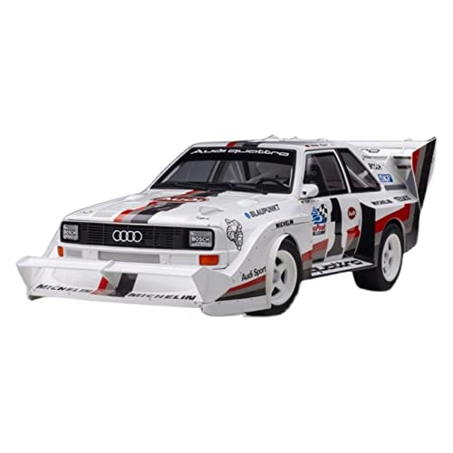 HUGGES Für Audi Quattro S1 Pikes Peak 1987 1 18 Simulation Legierung Automodell Erwachsene Souvenir Sammlerstücke von HUGGES