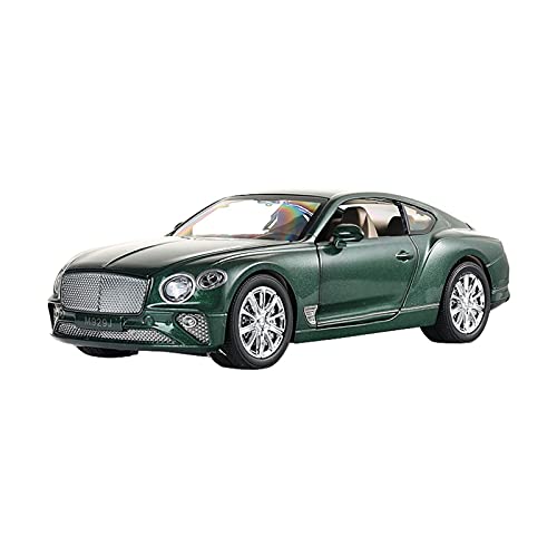 HUGGES Für Bentley. GT V8 1 24. Simulation Druckgusslegierungs-Sound- Und Lichtautomodell-Geschenk-Sammlung(Grün) von HUGGES