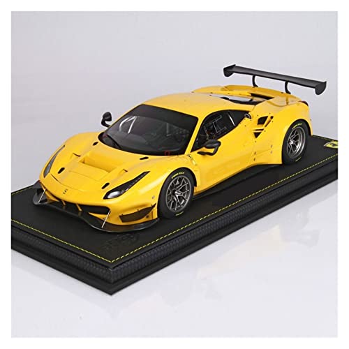 HUGGES Für Ferrari Ferrari 488 GT3 2020 Simulation Alloy Car Model Ornament 1 18 von HUGGES