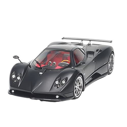 HUGGES Für Pagani Zonda F 2005 1 18 Simulation Legierung Automodell Boutique Souvenir Spielzeug Geschenkkollektion(Schwarz) von HUGGES