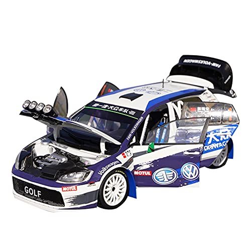 HUGGES Maßstab 1 18 Diecast Für FAW Golf 7th Generation Car Model CRC Rally Championship Alloy Car Model Collection Crafts von HUGGES