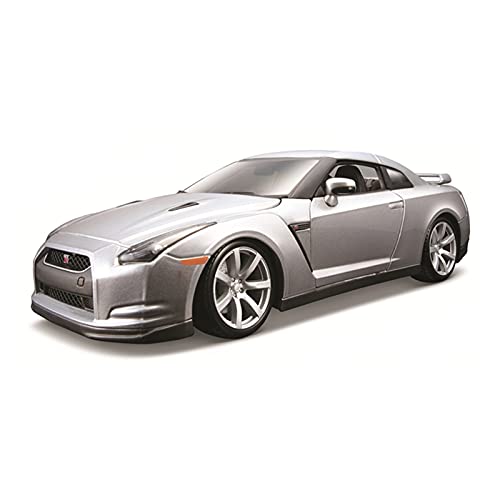 HUGGES Maßstab 1 18 Für 2009 Nissan GT-R R35 Legierung Luxus-Druckguss-Automodell Spielzeugsammlung Geschenk Handwerk(Taglia unica) von HUGGES