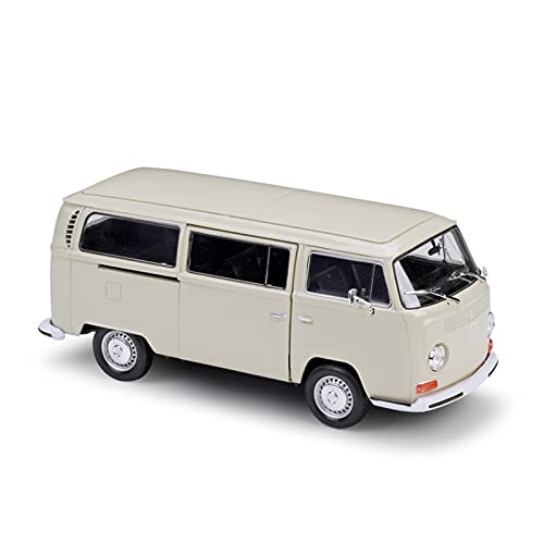 HUGGES Maßstab 1 24 Diecast Für 1972 T2 Bus Bus Van Simulation Legierung Automodell Spielzeug Geschenksammlung Handwerk(Taglia unica) von HUGGES