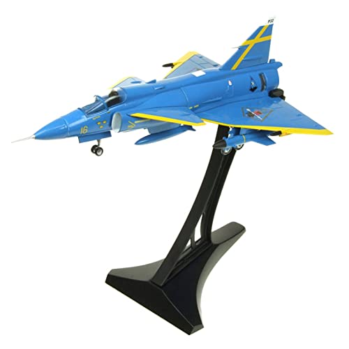 HUGGES Passend Für Saab F16-32 Air Force Model 1 72 Scale Aircraft Fighter Model Toy's Collectible von HUGGES