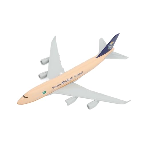 HUGGES Saudi Arabian Airlines Boeing 747 Aircraft Alloy Diecast Model 15cm Aviation Collectible Souvenir Ornament von HUGGES