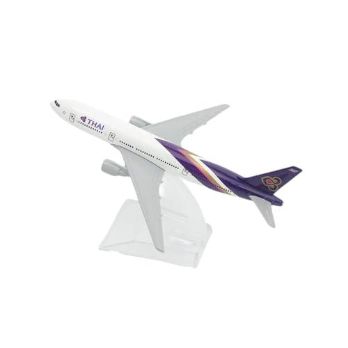 HUGGES Thai NOK Airlines Bluebird B737 Flugzeugmodell Aus Druckguss, 15 cm Luftfahrt-Sammlerstück, Souvenir-Ornament(F) von HUGGES