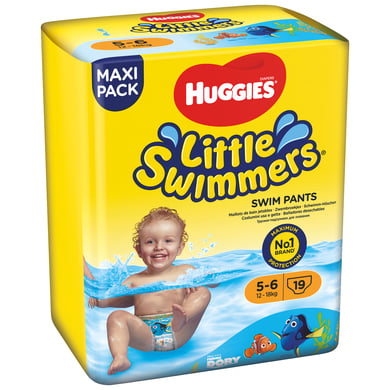 HUGGIES Schwimmwindel Little Swimmers Größe 5-6 4 x 19 Stück von HUGGIES