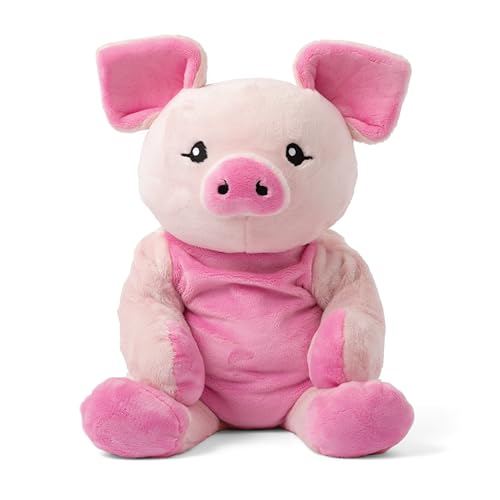 HUGIMALS Harper das Schwein 2 kg schweres, selbstpflegendes Plüschtier für Erwachsene, Jugendliche und Kinder von HUGIMALS