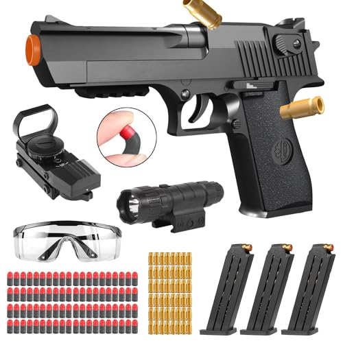 Spielzeug Pistole,Schaumstoff-Blaster,Soft Bullet Gun,Kinder Pistole,Soft Foam Bullet Blaster Toy,für 14+ Kindergeschenke von HUIKUANGEU