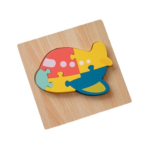 Kleinkindpuzzles im Alter von 1–3 Jahren,Holzpuzzles für Kleinkinder, 3D-Puzzles aus Holz für Kinder, Hölzerne Kleinkind-Puzzles, Geschenke, Spielzeug für 1 2 3 Jahre alte und Mädchen, Spielzeug, päd von HUNJHYC