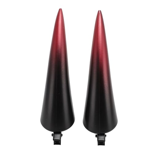 Dunkle Gothic Teufel Horn Zange Haar Halloween Kostüm Haarschmuck (Red) von HUONIU