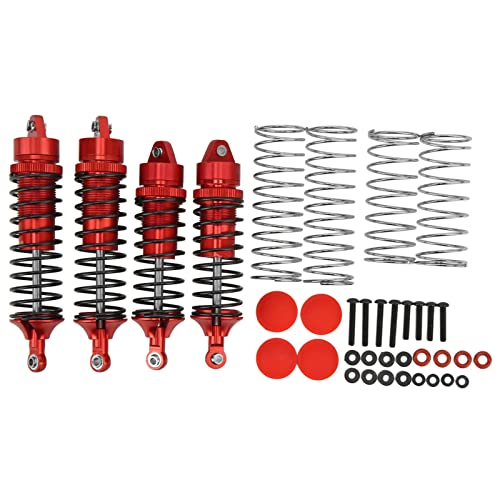 HUONIU Aluminium-Stoßdämpfer-Set für ARRMA 1/10 Senton Granite (Rot) von HUONIU