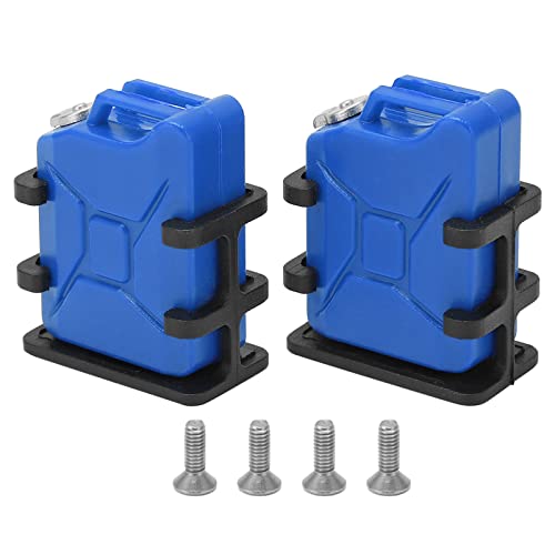 HUONIU Paar simulierte Kraftstofftanks für 1/8 1/10 RC-Car-Dekorationszubehör, dunkelgrüne Farbe (Blue) von HUONIU