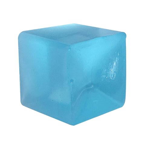 HUONIU Squeeze Ice Cube Toy Pinch Music Vent Sea Salt Ice Cube Summer Cute Dekompression Soft Glue kann wiederverwendet Werden von HUONIU