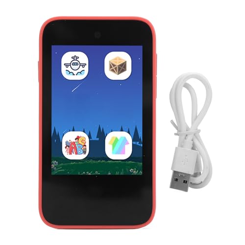 Kinder-Smartphone-Spielzeug mit 2,8-Zoll-IPS-Touchscreen, Dual-Kamera 48 MP 1080P, MP3-Player für Jungen und Mädchen ab 3 Jahren von HUONIU