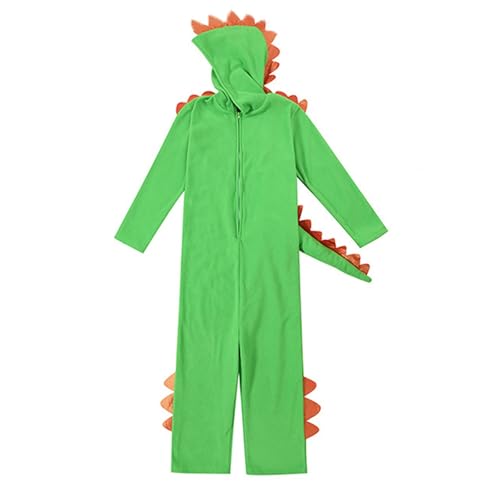 HUOQI Kinder Dinosaurier Bühnenkleidung Cosplay Kleidung Junge 56 (Green, 14-16 Years) von HUOQI