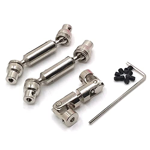 HUPYOMLER 3 Stück Metall-Antriebswelle CVD für B16 B36 Q60 Q63 Q64 MN77 FY004 6WD 6X6 1/16 RC Car Upgrade Parts von HUPYOMLER