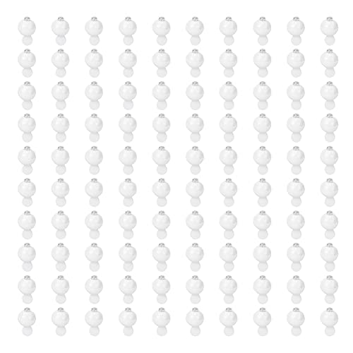 HUSHUI 100 Stück Mini LED Ballonlicht, Wiederverwendbare Runde Blinkende Ballonbeleuchtung für Hochzeit Geburtstag Halloween Weihnachtsfeier Dekoration (Buntes Licht) von HUSHUI