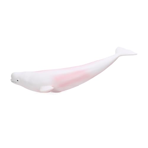 HUSHUI Lifelike White Whale Model Toy, für Bildungslernen, Sea Animal Collection von HUSHUI