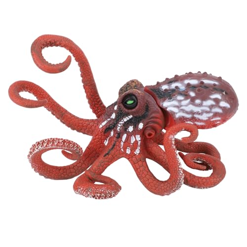 HUSHUI Oktopus-Modell, PVC, Extra groß, Hohe Simulation, Meereslebewesen, Oktopus-Figur, Spielzeug, Aquarium-Dekoration von HUSHUI