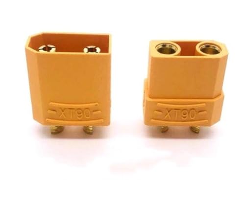 100 paar XT60 XT-60 XT 60 XT30 XT90 Stecker Männlich Weiblich Rundstecker Stecker for RC Lipo Batterie Dropship (Color : 100 pair XT90) von HUTIANSN