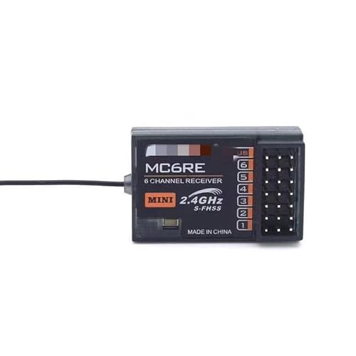 HUTIANSN For MicroZone MC6RE MC7RB MC6RE Mini-Empfänger 6CH for MicroZone MC6C 2.4G 6CH-Controller-Sender for RC-Flugzeug-Drohne (Color : MC6RE MIni Receiver) von HUTIANSN