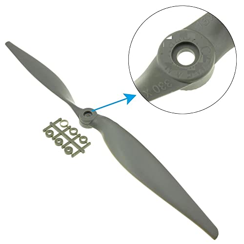 HUTIANSN for Gemfan APC 4PCS Nylon Propeller 5050 6040 7050 7060 8040 8060 9045 9060 1050 1060 1070 1155 1260 1365 1470 Prop for RC Flugzeug (Color : 4pcs 10X5 inch) von HUTIANSN