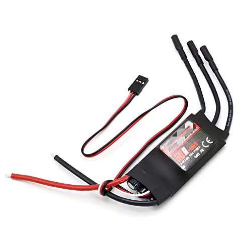 HUTIANSN for Hobbywing Skywalker 40A 50A 60A 80A 15A 20A 30A ESC Drehzahlregler mit UBEC for RC Flugzeuge Hubschrauber (Color : for Skywalker 60A) von HUTIANSN