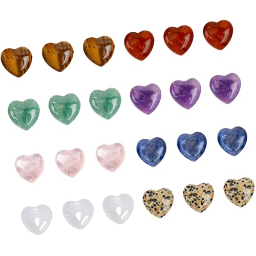 HVRFJXI 24PCS Valentines Karten Mit Liebe Herzstein Ideal Für Freund Freundin Valentinstag Jubiläum Geschenkaustausch von HVRFJXI