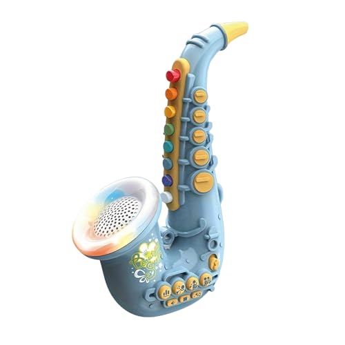 HVRFJXI Realistisches Kinder Saxophon Spielzeug Für Kinder Musikinstrument Elektrisches Saxophon Spielzeug Für Die Auditive Früherziehung Von Kindern von HVRFJXI