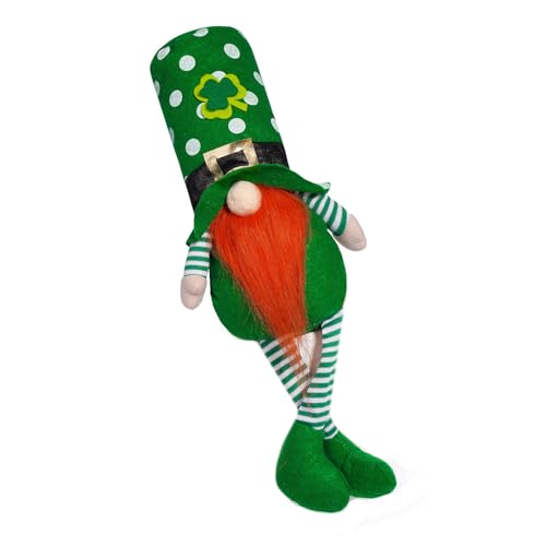 HVRFJXI Regenbogenzwerge Plüschpuppen Figur Für Feiertagsdekorationen Patricks Day Irish Festival Schwedische Tomte Elfen Figur Spielzeug Geschenk von HVRFJXI