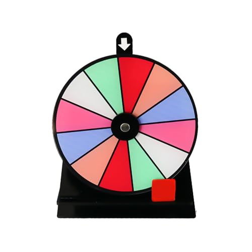 HVRFJXI Tabletop Preis Plattentable Löschen Wiederverwendbares Fortunes Wheel Fortunes Party Turn Plate Wheel Prize Spinnings Spiel Enduring von HVRFJXI